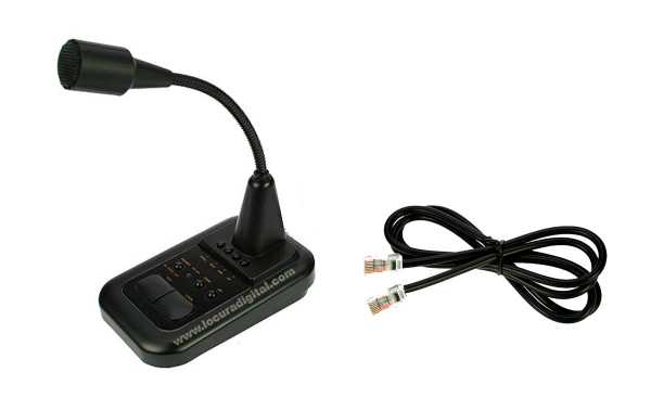 AV508 Microfone de mesa para equipamentos Icom e Kenwood etc.