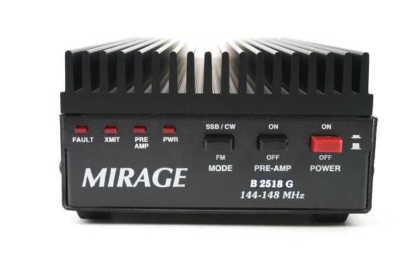 Amplificador MIRAGEB1018G VHF 144-148 Mhz. Entrada 25 w Potência 160 w
