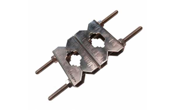 TAGRA B-4040 Pinces tiges filetées en acier galvanisé M8