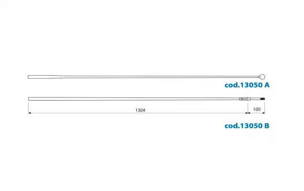BANTEN 13059 TILT Antena vehicular TX/RX HF 3 a 30 Mhz. Con base NATO