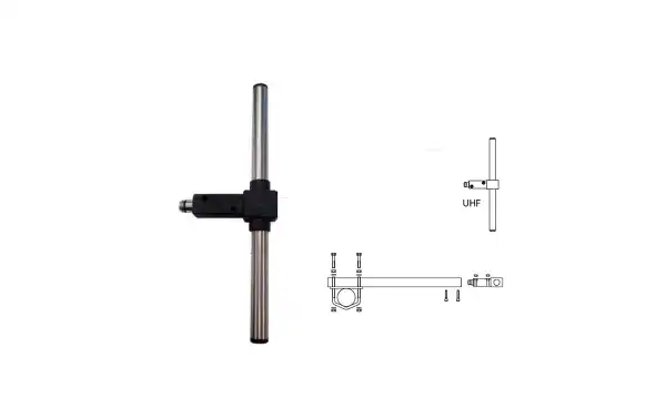 BANTEN14052 BANTEN Dipolo UHF 385 -470 Mhz ganancia 4 dBi. Fabricado en ACERO INOXIDABLE 