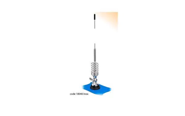 Banten C-20301 Antenna VHF Marina 0.25m – Base N, Cavo 25m RG58, 156-162 MHz, Guadagno 2dBi
