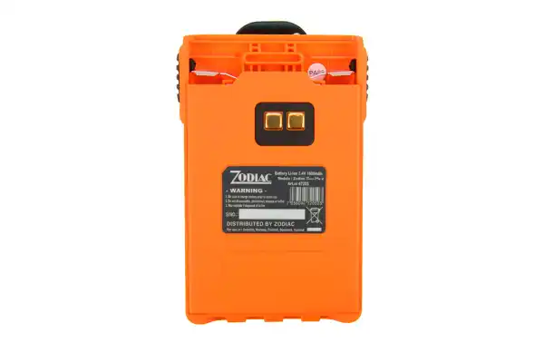 ZODIAC Z47205 Li-ion 7,4 volts. 1800 mAh. PROLINE +, ÉQUIPE PRO +, E-TECH IRIS, SÛR. Couleur orange