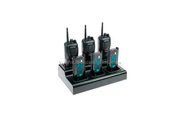 KENWOOD TK 3301 KIT-6C USO LIBRE PROFESIONAL 6 WALKIES TK-3301+ 1 CARGADOR MULTIPLE DE 6 UNIDADES