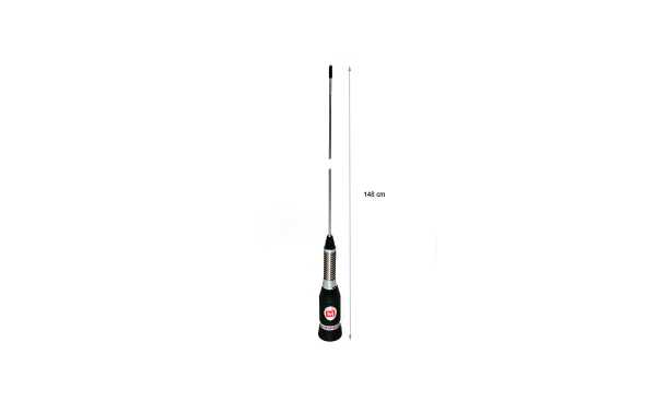 MIRMINDON BRAVO-150. Antena CB 27 Mhz, 148 cm., com mola. ALTO RENDIMENTO