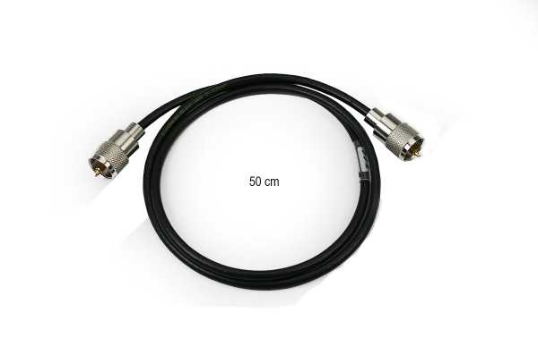 BIDATONG 632 Patch cord 50cm RG58 male PL connector two ends