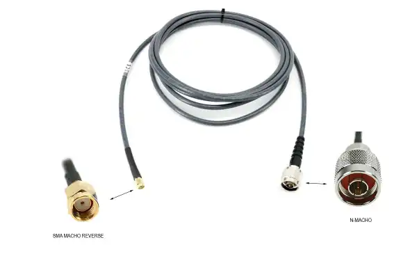 Cable H155 con conector N MACHO a SMA MACHO REVERSE