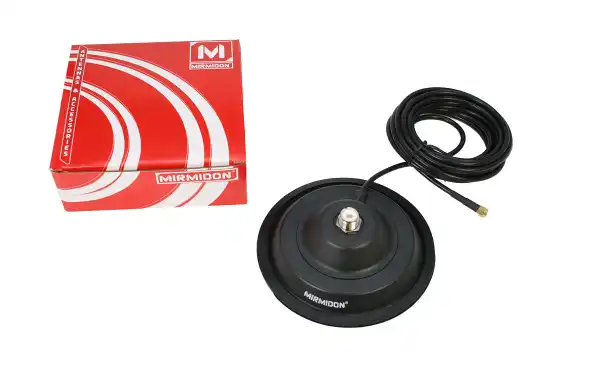 MIRMIDON BM-150 -SMA Base magnética de 15 cm. Conector SMA macho