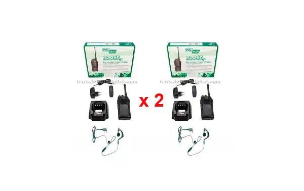 POLMAR BOOST Walkie Talkie PMR446 Uso libre Profesional 16 canales + ! REGALO 2 PINGANILLO PIN-19K ! 