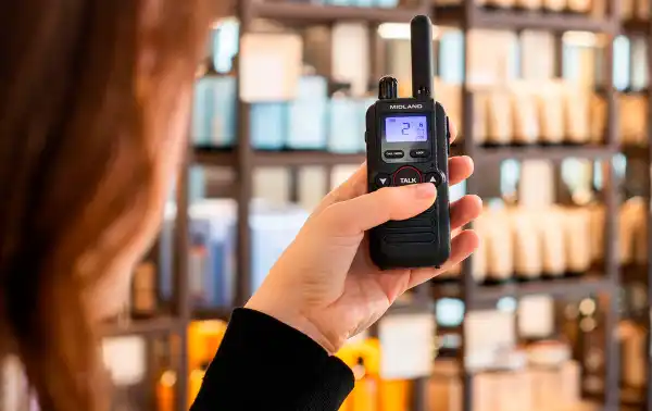 Pack de 6 talkies-walkies Midland BR180 BizTalk à usage gratuit PMR446