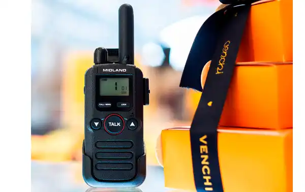 Pack de 6 talkies-walkies Midland BR180 BizTalk à usage gratuit PMR446