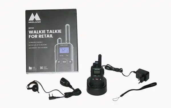 Walkie-talkie Midland BR180 SINGLE 1 à usage gratuit PMR446
