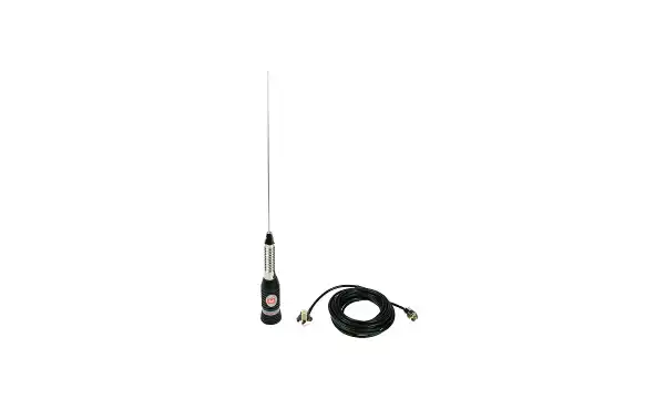 MIRMINDON BRAVO-150. Antena CB 27 Mhz, 148 cm., con muelle + base rosca PL + cable 5,5 mts, Longitud antena 148cm 