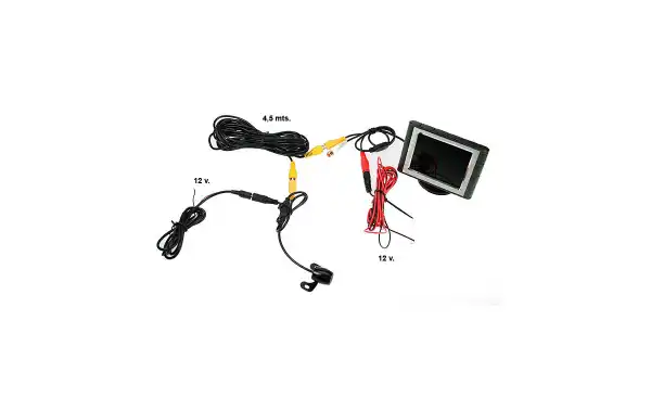 BARRISTER BRV2 KIT-1 Rear View Camera for reverse maneuvers CAMERA + 3.5inches Monitor