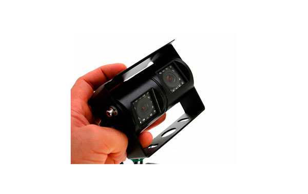 BRV4638MM BARRISTER doble cámara espejo visión trasera articulada 2.5mm/8mm.