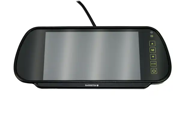 Moniteur BRV-515 BARRISTER type rétroviseur de 7 "pour le kit BRV15 avec possibilité de connecter deux caméras.