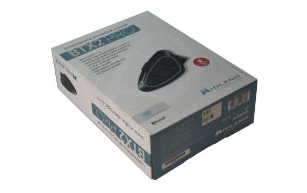 MIDLAND BTX2-PRO SINGLE Motorcycle Intercom Pilot