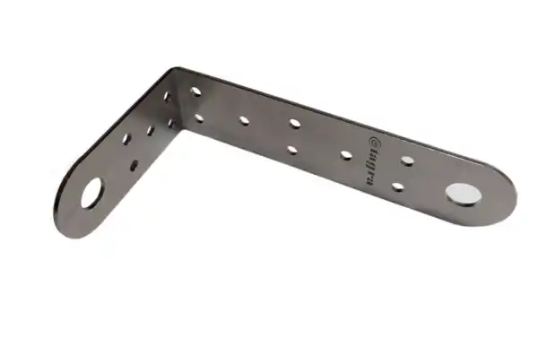 TAGRA C004464T L-shaped antenna bracket. Stainless steel