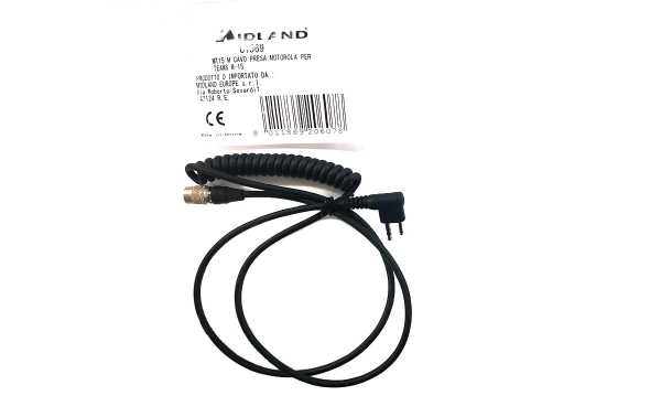 Cabo MIDLAND M15-C1559-M Motorola de dois pinos para fone de ouvido M-15