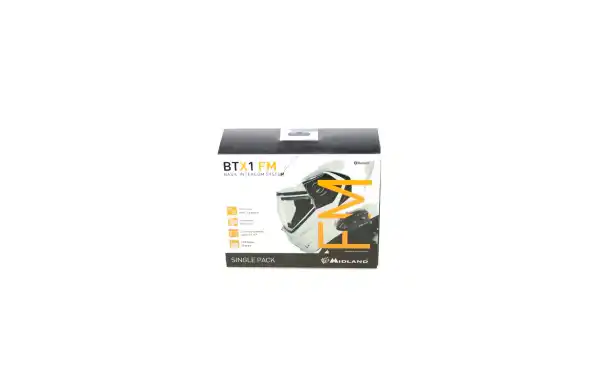 BTX1FMSINGLE MIDLAND manos libres-intercomunicador para moto bluetooth