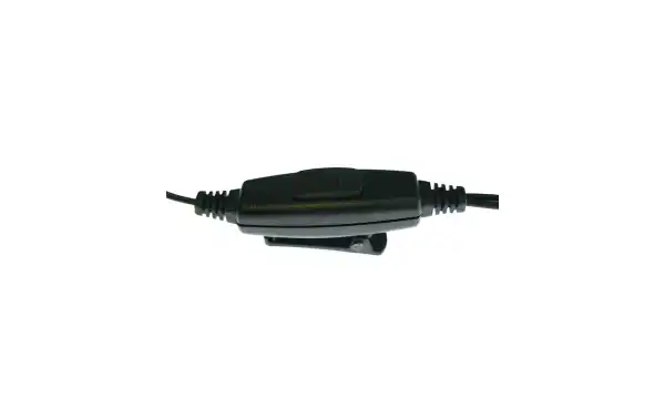 Nauzer PIN-MAT-K. High quality tubular micro-earphone with double PTT. For KENWOOD, LUTHOR, PUXING and WOUXUN handhelds