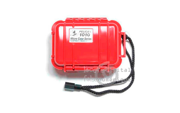 1010-025-170 Micro-Maleta de protección en Rojo