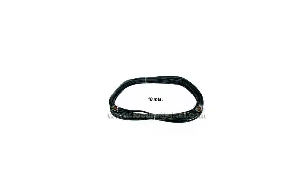 QX010 Cable 10 mts. con 2 conectores N macho .