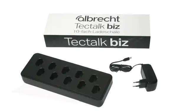 ALBRECHT A29655 Cargador multiple 10 unidades walkie TECTALK BIZ