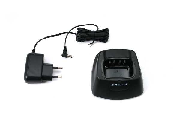 CARGAG11 Chargeur de bureau + alimentation walkie Midland G-11