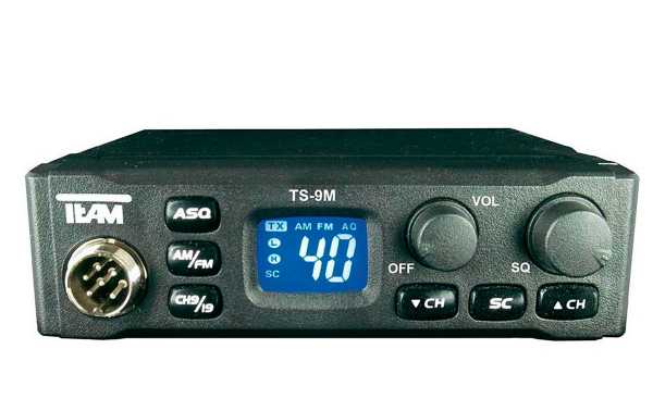 TEAM TS-9M Station AM / FM CB 40 CH