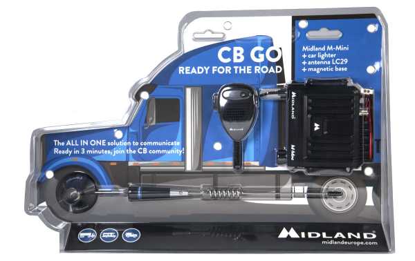 MIDLAND- CB-GO Tranceptor MINI+antena LC29+BASE magnetica.