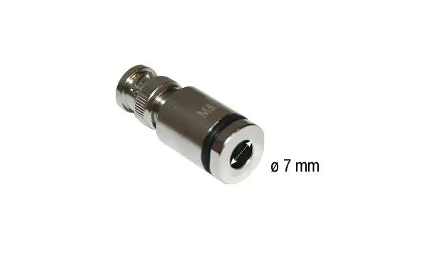 Connecteur BNC mâle pour soudure sur câble de 7,3 mm