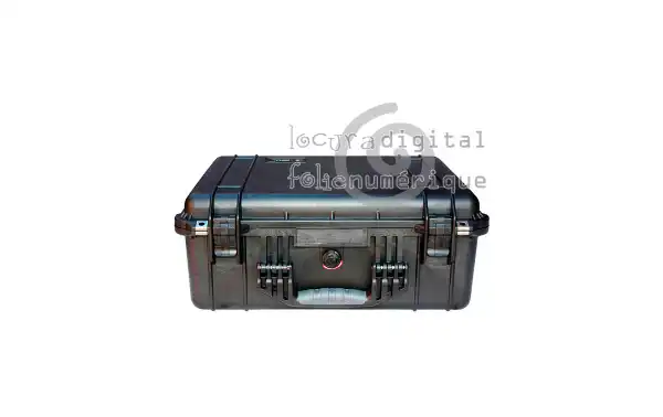 1550000110 Maleta de protección Negra, con espuma