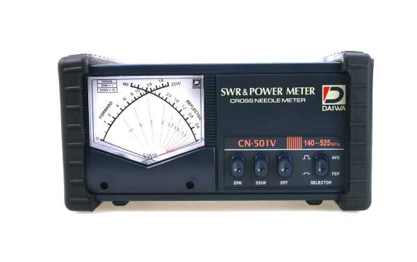 DAIWA CN-501-VN SWR Medidor / Wattímetro 140-520 Mhz Conectores N