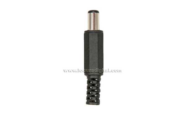 Jack power connector CON1028 9 mm long. x 5.5 mm x 2.1 mm inside