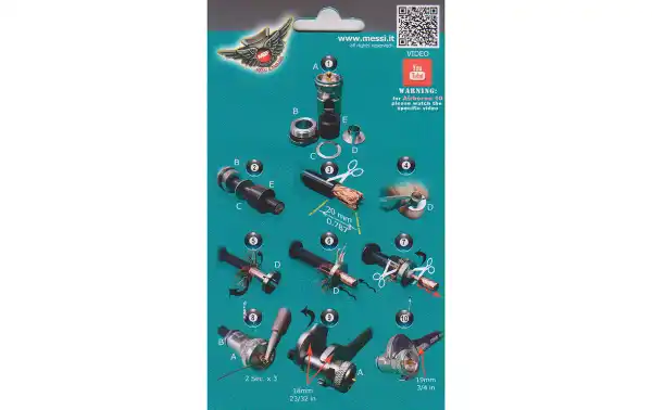 M&P COUHF10-MS- EVO Conector PL macho cable diametro 10,3 mm