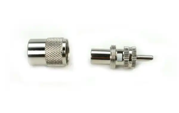 CON1313 Conector PL-259 para RG-58, BAKELITA BAQUELITA