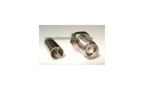CON1674 Conector SMA hembra aereo de crimpar para RG-58 