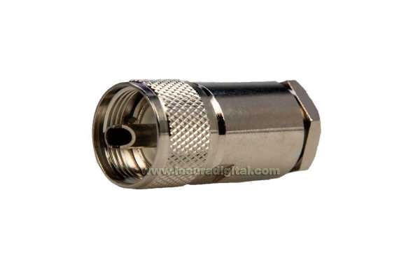 Aereo CON2076146 PL Male Connector for RG-58. Special threading system
