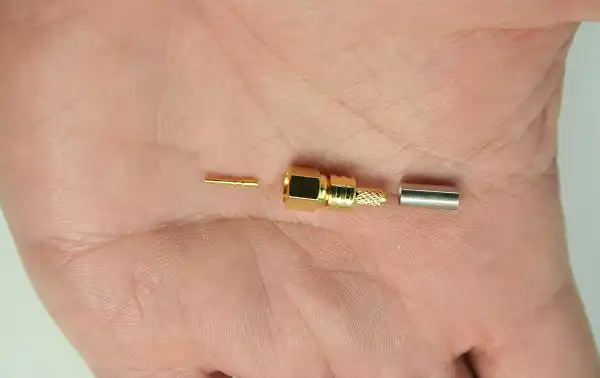 CON3659 SMC Male Crimp Connector for RG-174 and RG-316