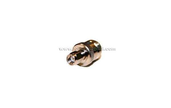 CON3906 Adaptador SMA MACHO REVERSE a N HEMBRA estandar