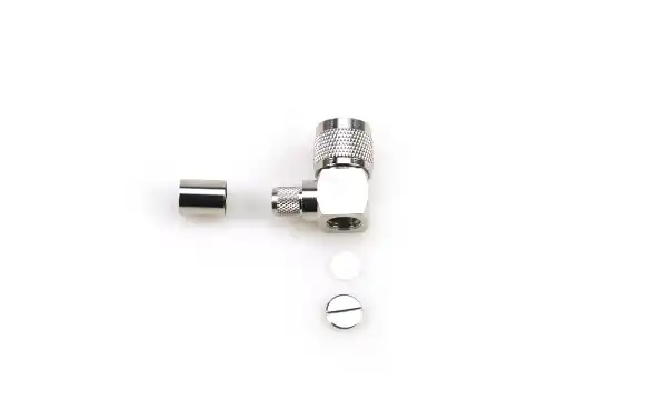 CON3919 N Male 90 Degree Elbow Crimp Connector LMR400 PTFE