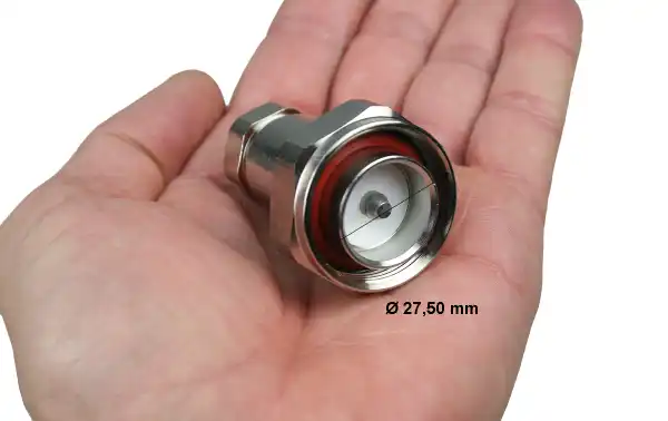 CON4270 DIN 7/16 Male Connector for 1/2 inch Corrugated Cable