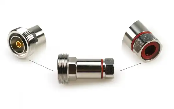 CON4276 Conector DIN 7/16 hembra clamp para 1/2 pulgada cable flexible