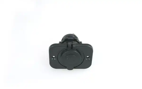 CON4398,Connecteur allume-cigare femelle, Utilisation double panneau, vissé ou fileté