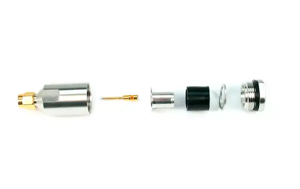 Connecteur SMA mâle M&P CONCSMAUF10-MS, câble à souder, diamètre 10,3 mm