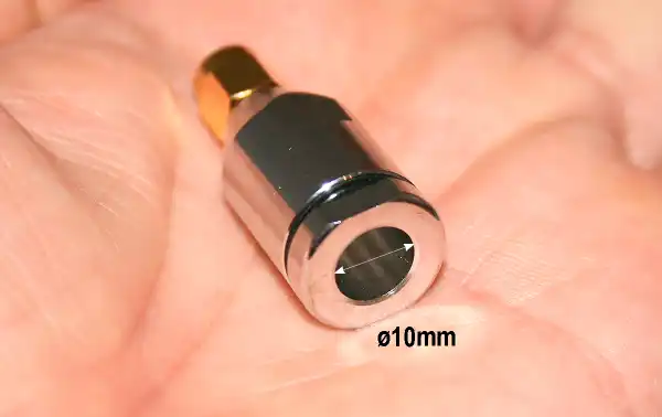 Diseñado para coaxiales de aproximadamente 10 mm