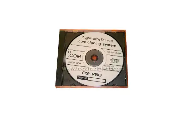 CSV80 ICOM soft de de programación para ICV80E