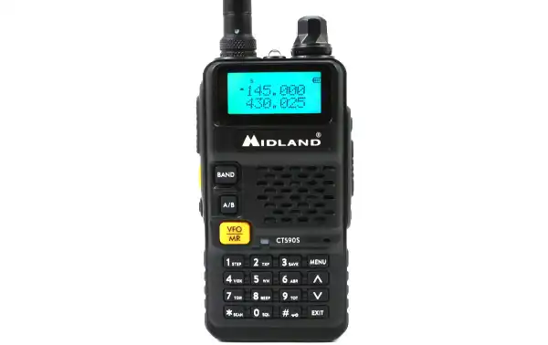 Walkie de banda dupla MIDLAND CT-590-S com teclado