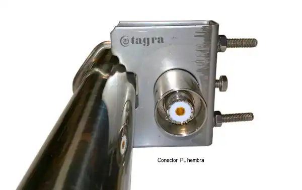 Antenne TAGRA bande aérienne 118 - 136 Mhz longueur aviation 145 cm